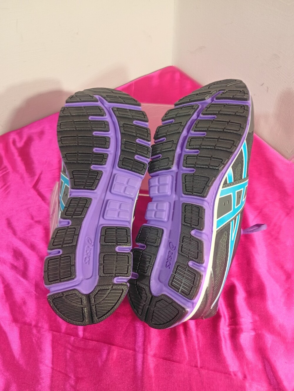 Asics Womens Shoes Gel-Flash T2J5N Size 11 Gray/Purple/Blue New Without Box - Picture 6 of 8